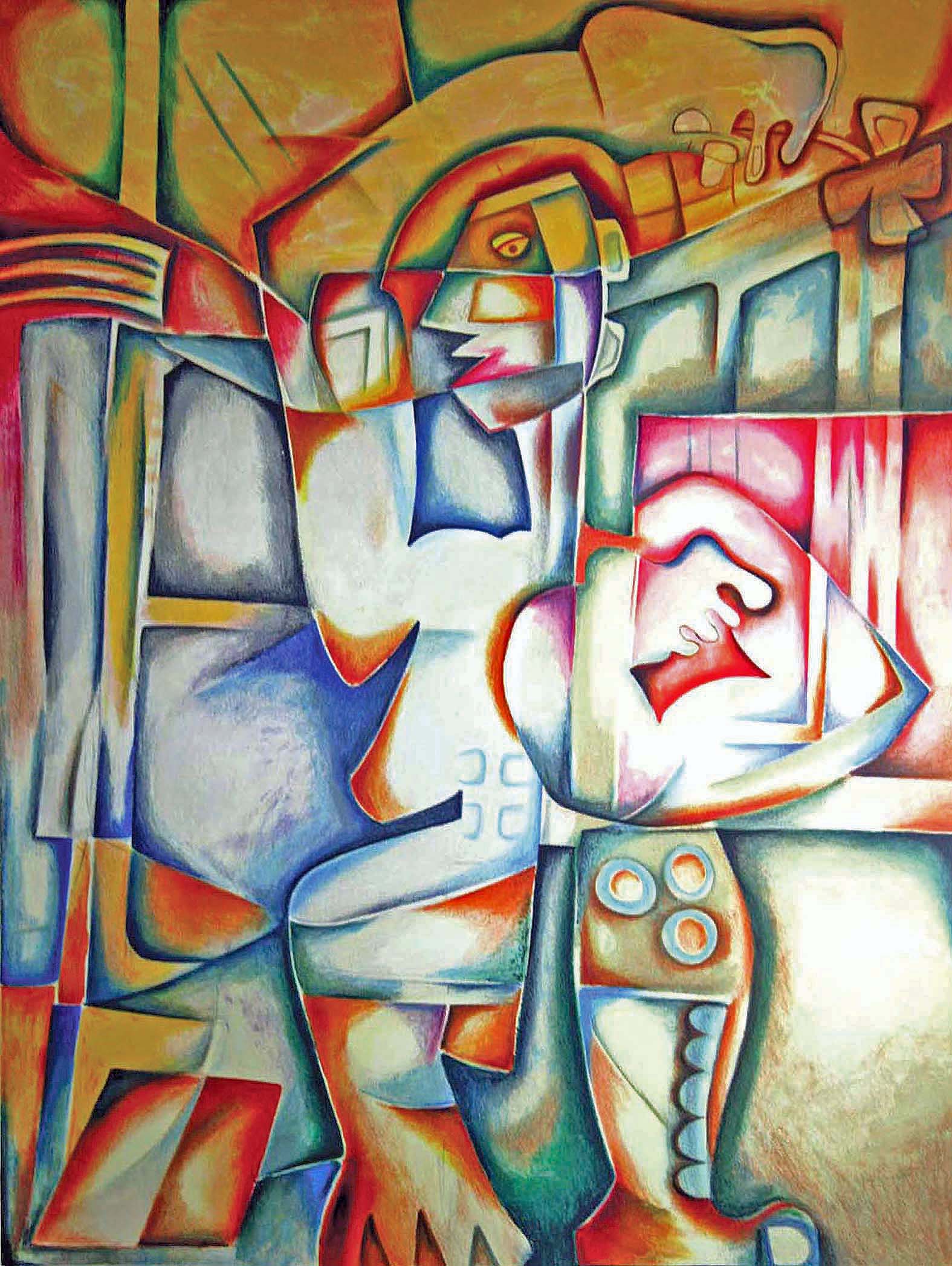 Alexandra Nechita Adolescence - The Inevitable Maze